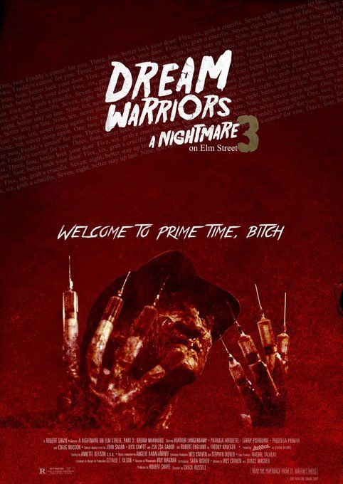 A Nightmare On Elm Street 3 Dream Warriors 1987 850x1200 By