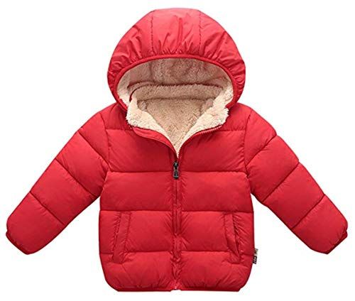 Toddler Infant Baby girls Winter Long Sleeve Warm Jacket Hooded Outerwear Coats