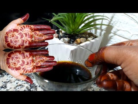 عمري ما تخيلت انه هذا البخار يجعل الحنة احمر غامق 🤔 وصفة تستحق التجربة 👍 - YouTube