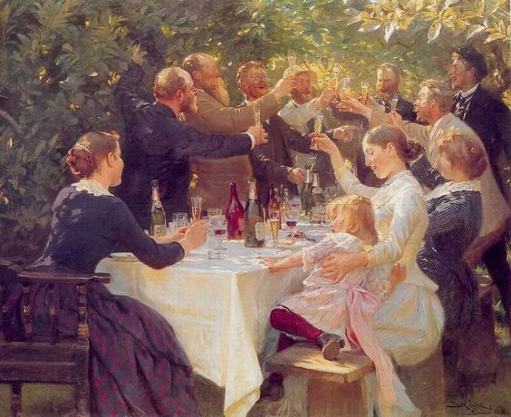 "Garden Party" Pierre Auguste Renoir #Art #Impressionism