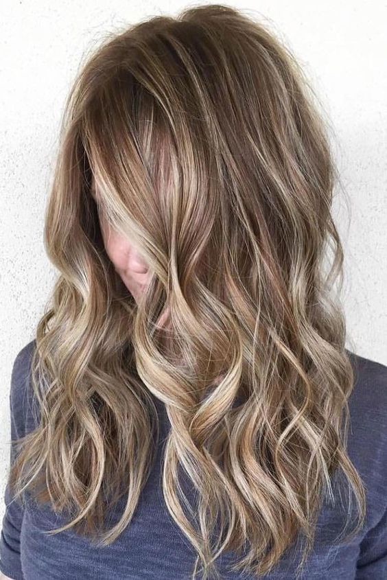 brown hair with blonde highlights