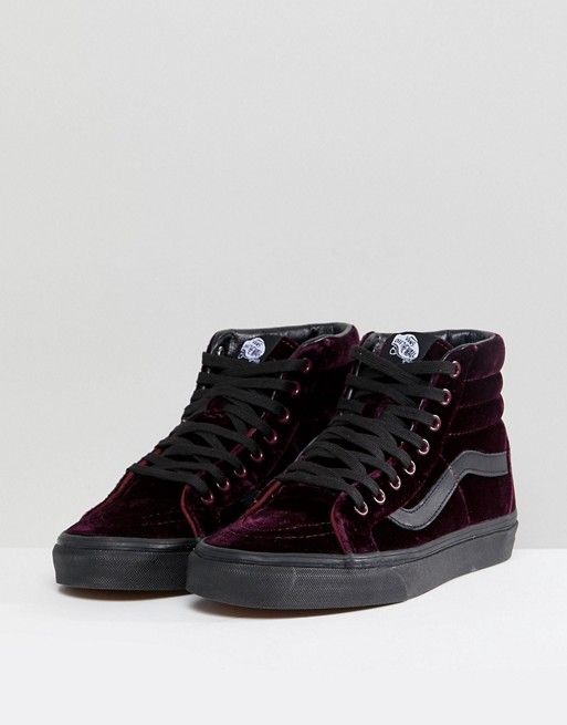 vans sk8 hi velour