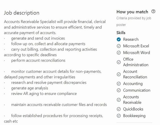 Best Accounts Receivable Clerk Resume Example Livecareer Job Resume Samples Resume Objective Examples Good Resume Examples