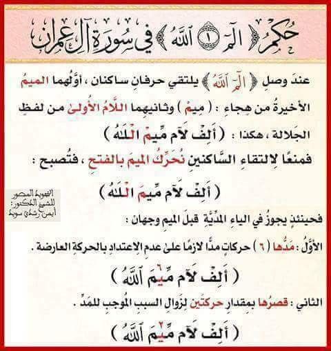 Pin By الراجية عفو ربها On أحكام التجويد مصورة ورش عن نافع Quran Book Arabic Words Words