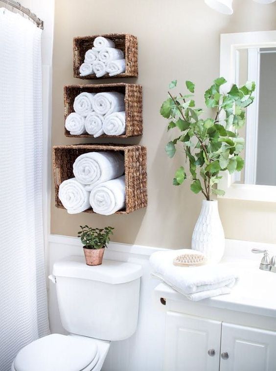 decoração para banheiro compacto - venzux ideias Banheiro Simples: Ideias de decoração para banheiros compatos