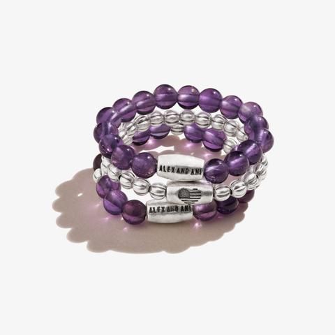 Amethyst Gemstone stretch ring