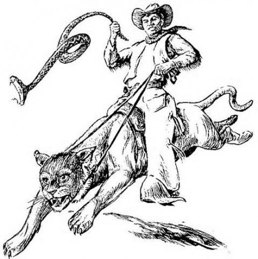 Pecos Bill Coloring Pages Tall Tales Pecos Bill Fairy Tales