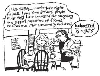 Cartoons About Caregiving | let s consider the example of caregiving in canada caregiving is often ...