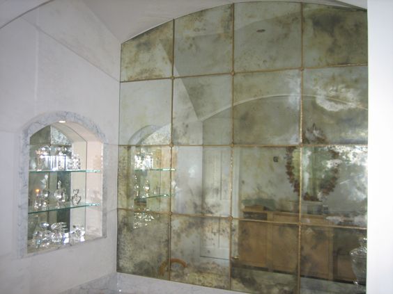 Antiqued Mirror Google Search Antique Mirror Glass Antique Mirror Wall Antique Mirror Tiles