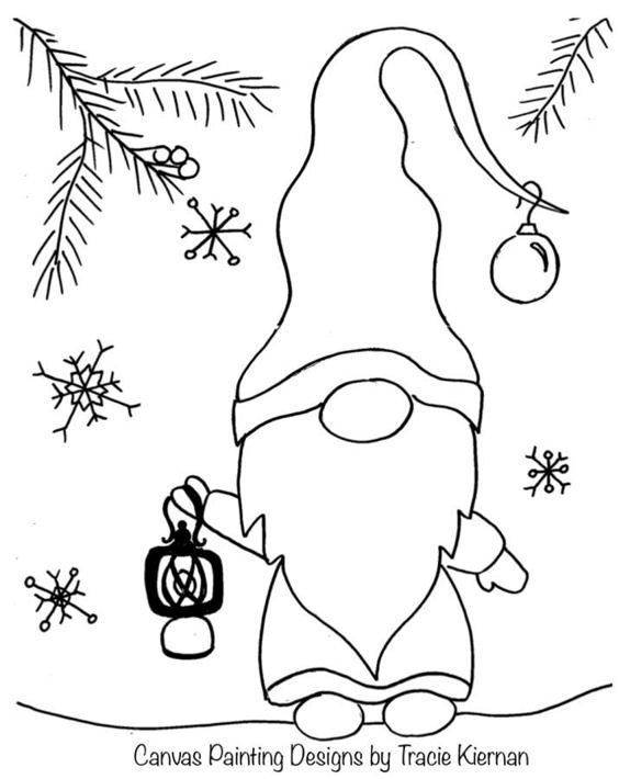 How To Paint A Winter Gnome