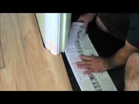 Installing A Laminate Floor Around The Door Frame Door Jamb In Hallway Mryoucandoityourself Youtube Laminate Flooring Installing Laminate Flooring Door Frame