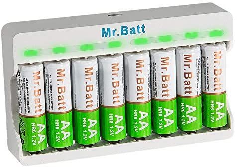 Amazonbasics Aa High Capacity Rechargeable Batteries 8 P Https Www Amazon Com Dp B01fjbdvim Re Aaa Battery Charger Rechargeable Batteries Battery Charger