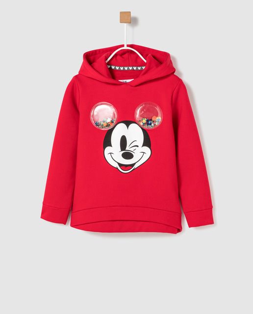 Sudadera De Niña Disney De Mickey Con Glitter Sweatshirts Baby Clothes Mickey Mouse