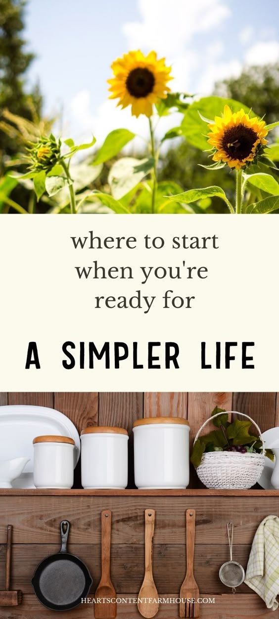 Where to Start with Simple Living