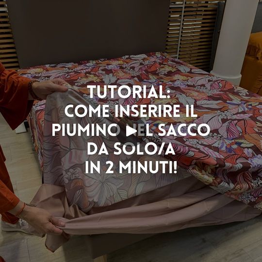 Come infilare il piumone nel sacco hotsell