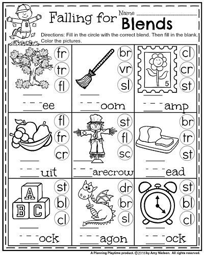 Fall First Grade Math Worksheets First Grade Phonics, Blends Worksheets, First Grade Reading Fall First Grade Math Worksheets First Grade Phonics, Blends Worksheets, First Grade Reading