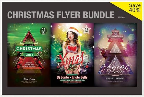 CHRISTMAS FLYER template BUNDLE 3 christmas flyer in one Bundle - christmas flyer template CHRISTMAS FLYER template BUNDLE 3 christmas flyer in one Bundle - christmas flyer template