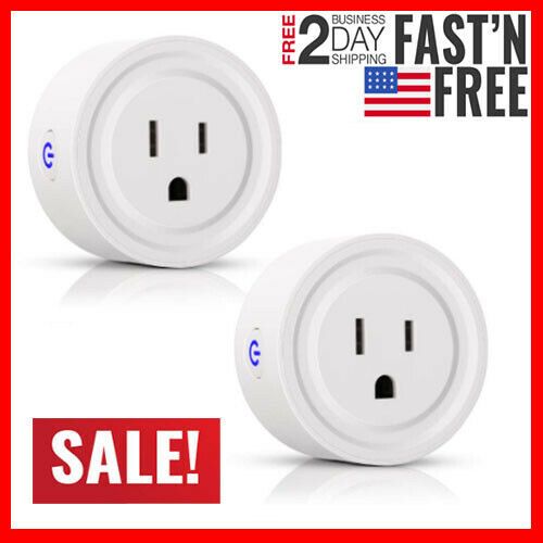 WiFi Smart Plug Outlet Alexa Echo Power Switch Wireless Smart Home Socket