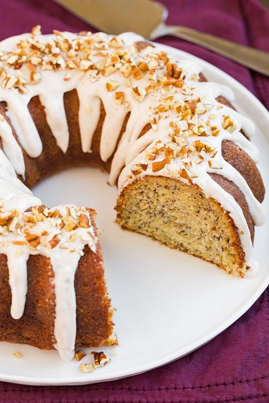 Banana Cream Cheese Bundt Cake Banana Cream Cheese Bundt Cake