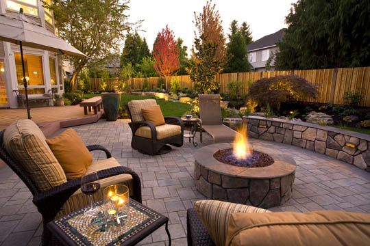 Great patios, courtyards and outdoor livingrooms | Paver, Brick, Stone, Flagstone Patio Designs | Big Sky Landscaping