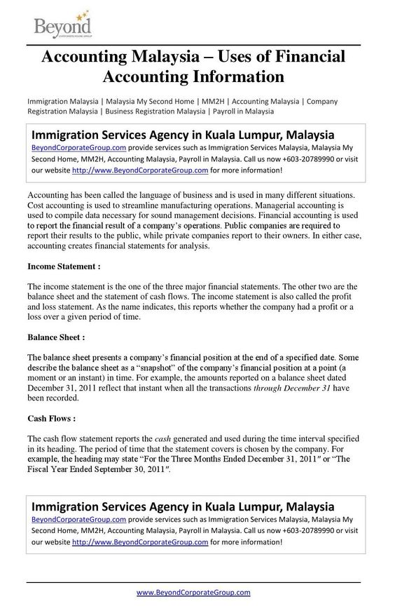 Accounting Malaysia u2013 Importance of Financial Statement by - essential financial statements business Accounting Malaysia u2013 Importance of Financial Statement by - essential financial statements business