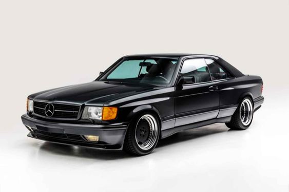 Nothing is quite as sinister as an \'80s Mercedes-Benz in black. From the Evolution 190E models to the AMGs, the perfectly-proportioned square bodies are still...