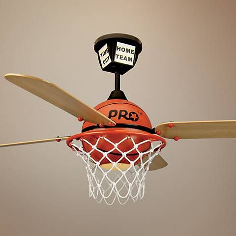 52 Craftmade Pro Star Basketball Ceiling Fan J2031 Lamps Plus Room Ceiling Fan Craftmade Basketball, Sports Themed Ceiling Fans