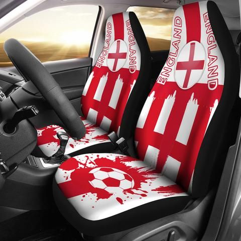 England Soccer Car Seat Cover Sets Seats Cat Car Seat Cover Sets Seats, Football Car Seat Covers