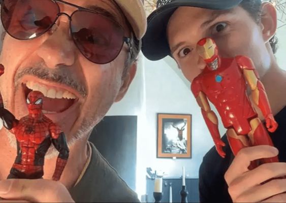 Tom Holland and Robert Downey Jr. Give Marvel Fans Spider-Man x Iron Man Reunion - Inside the Magic