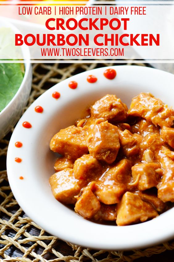 Slow Cooker Bourbon Chicken