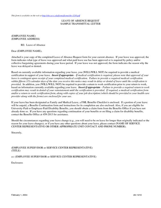 termination letter sample absence notice template without - leave of absence letter termination letter sample absence notice template without - leave of absence letter