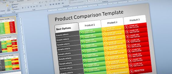 Free Product Comparison PowerPoint (PPT) Presentation Template - product comparison template word Free Product Comparison PowerPoint (PPT) Presentation Template - product comparison template word