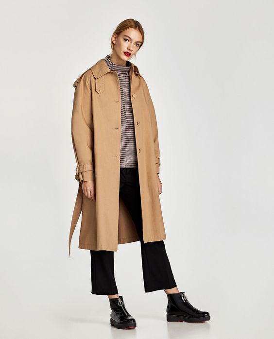 ZARA - WOMAN - FLAT FAUX PATENT ANKLE BOOTS WITH TAB