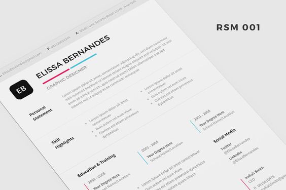 Blue Resume Template - MS Word @creativework247 Templates - resume template ms word Blue Resume Template - MS Word @creativework247 Templates - resume template ms word