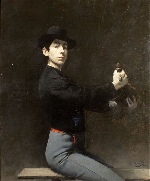 'Self-portrait' by Ramon Casas , (born 4 January 1866 â 29 February 1932) was a Catalan Spanish artist.