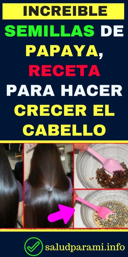 mascarilla de semilla de papaya para el cabello
