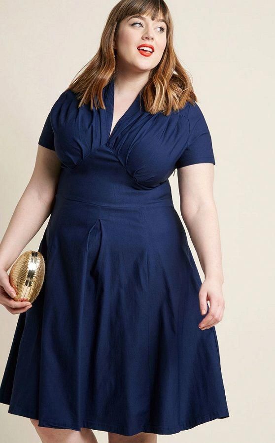 navy blue bodycon dress plus size