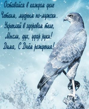 Открытки с днем рождения Дмитрию, Диме, скачать бесплатно.