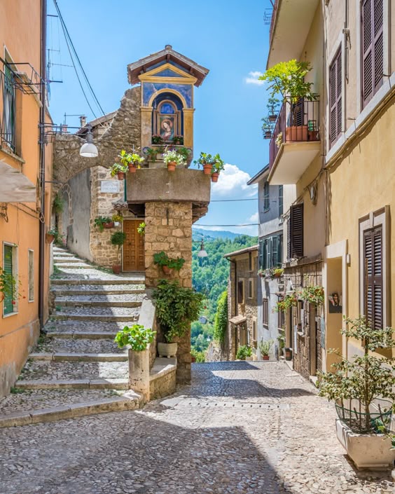 Lazio Photography Subiaco Rome Italy landscape village | Etsy