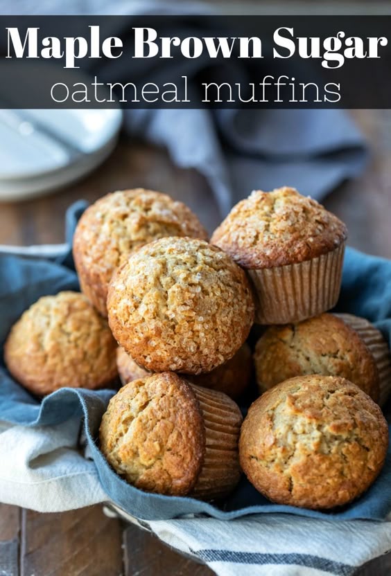Maple Brown Sugar Oatmeal Muffins Maple Brown Sugar Oatmeal Muffins