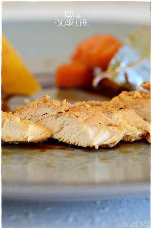 Receta De Pechugas De Pollo En Escabeche Decorecetas Pollo En Escabeche Recetas De Pechuga De Pollo Recetas Con Pechuga