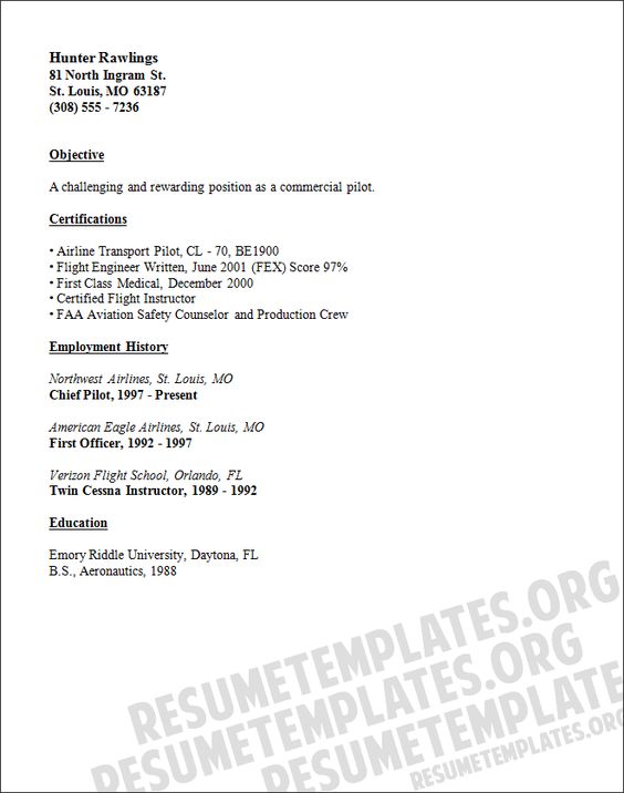 Airline pilot CV sample CV Pinterest Sample resume, Pilot - pilot resume template Airline pilot CV sample CV Pinterest Sample resume, Pilot - pilot resume template