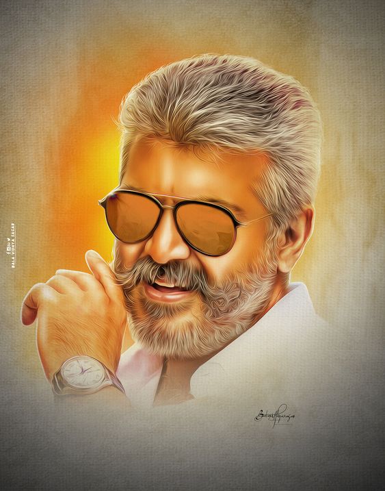 Thala Ajith | Smudge art on Behance