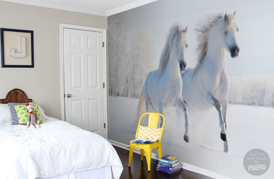 Wall Mural Horses wall mural • Inspirations • PIXERSIZE.com