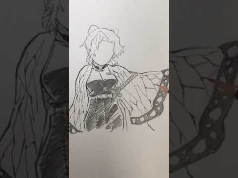 鉛筆いっぽん胡蝶しのぶ 鬼滅の刃 イラスト練習 Youtube Humanoid Sketch Art 鉛筆いっぽん胡蝶しのぶ 鬼滅の刃 イラスト練習 Youtube Humanoid Sketch Art