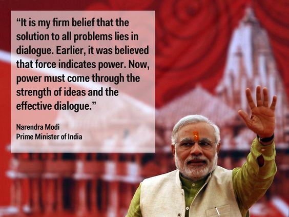 Narendra Modi, Prime Minister of India quote.