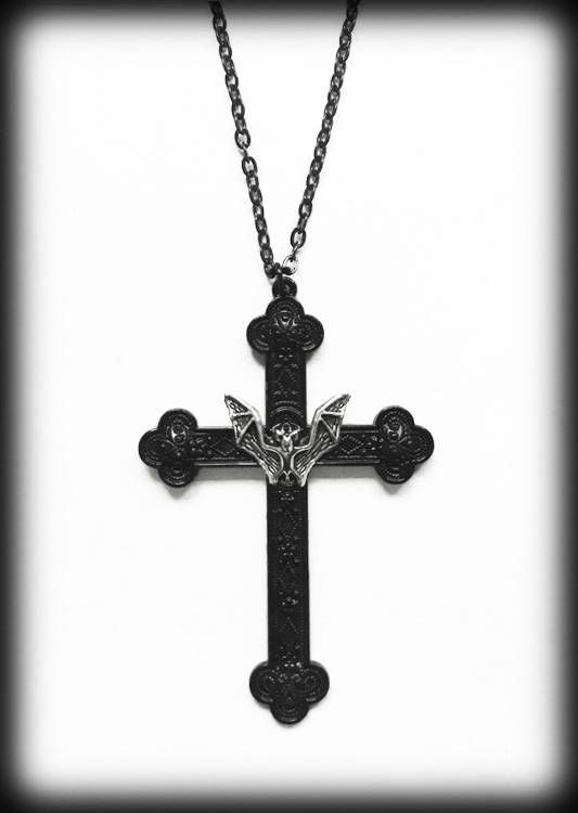 Gothic Jewelry Large Antique Silver Cross Necklace Vintage Festival Jewellery Gothic Jewelry Large Antique Silver Cross Necklace Vintage Festival Jewellery