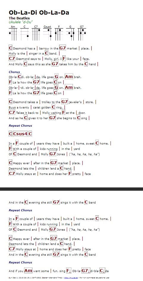 Ob-La-Di Ob-La-Da (The Beatles) - myukeca Music Pinterest - credit application form Ob-La-Di Ob-La-Da (The Beatles) - myukeca Music Pinterest - credit application form