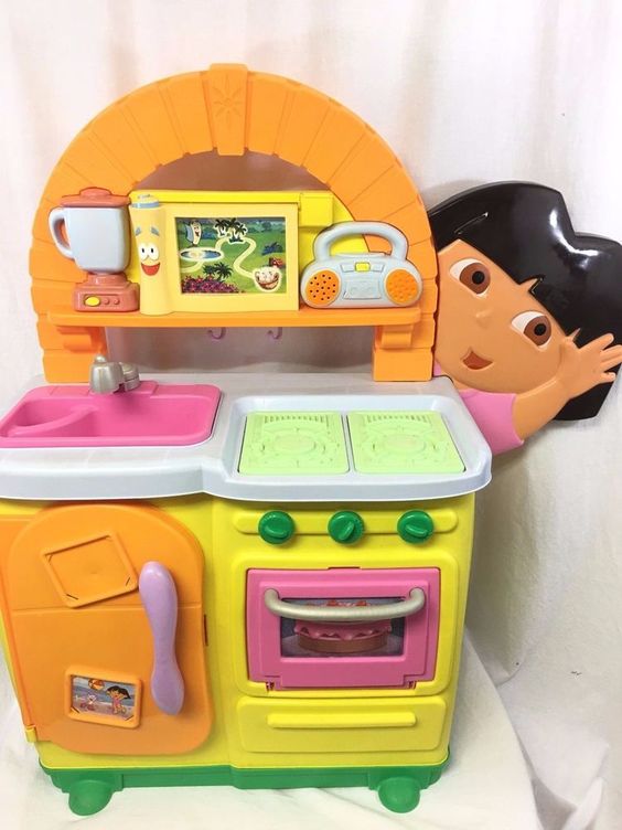 Fisher Price Dora S Talking Kitchen Bilingual Phrases Music Sound Fisher Price Dora S Talking Kitchen Bilingual Phrases Music Sound Touchscreen Fisherprice Kids Corner Pinterest