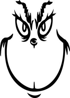 Download Image Result For Free Grinch Characters Svg Files Grinch Face Svg Grinch Christmas Decorations Face Template